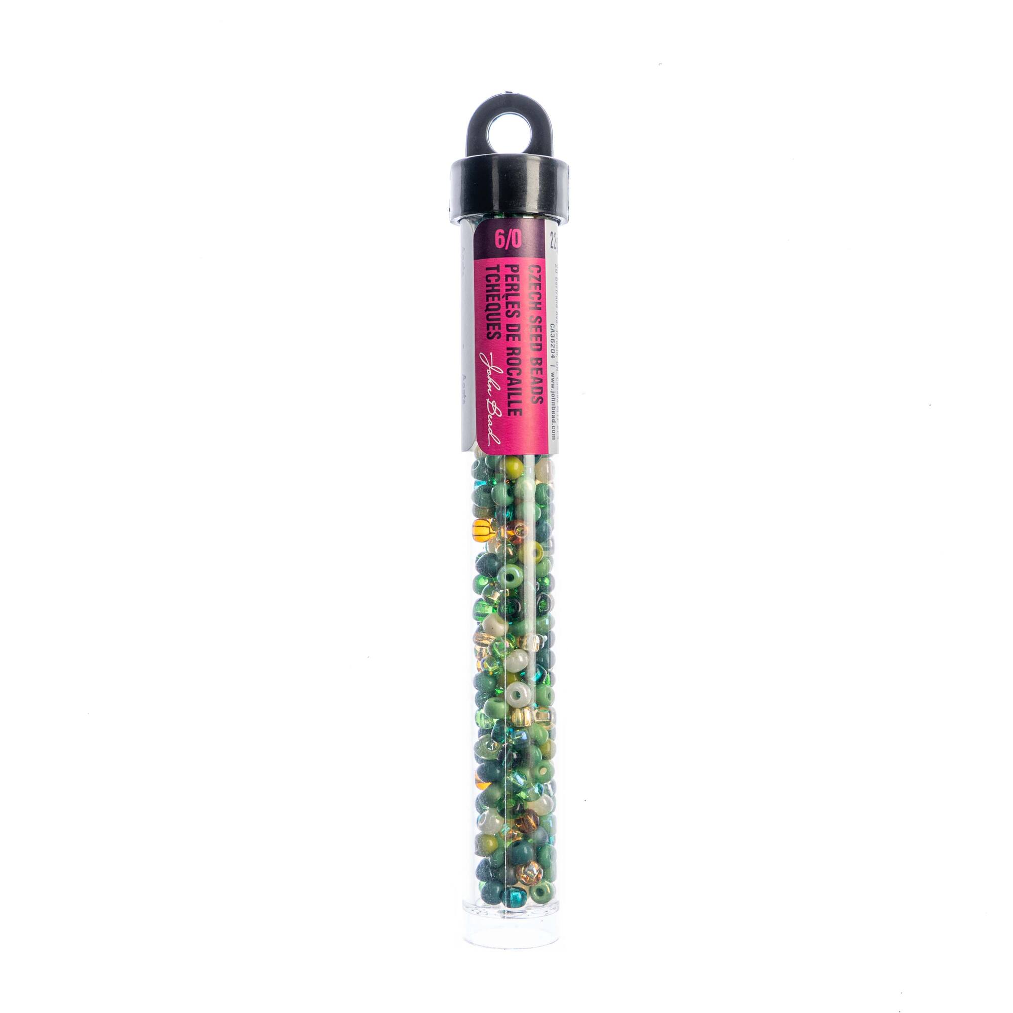 John Bead Czech Glass Seed Beads Mix